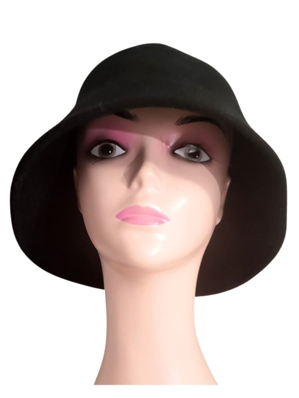 TOUCAN COLLECTION Black Packable Six-Way Felt Hat - Made in The USA - Women's OS